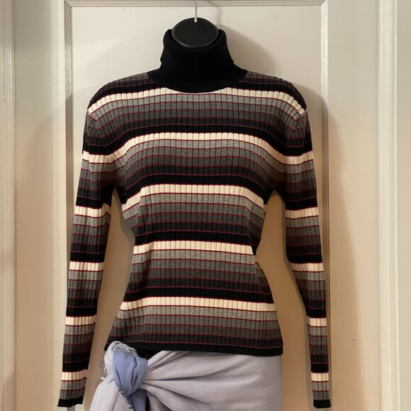 Talbots Ribbed Cotton Turtleneck Sweater - Picture 14 of 14